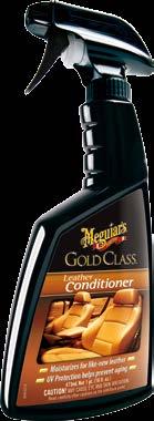 GOLD CLASS LEATHER & VINYL CLEANER A GOLD CLASS LEATHER CONDITIONER Meguiar s Gold Class čistič kůže nabízí rychlé řešení pro efektivní čištění kůže a vinylových povrchů.