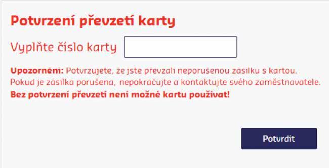 Potvrzení převzetí karty 04. Abyste svou kartu mohli začít používat, je potřeba její převzetí potvrdit! Po přihlášení do svého Sodexo osobního účtu klikněte u Gastro Pass účtu na tlačítko Vstoupit.