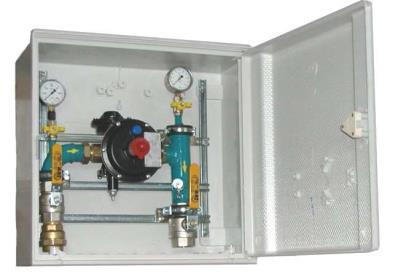 Umožňují instalaci hlavního uzávěru plynu (HUP), regulátoru tlaku