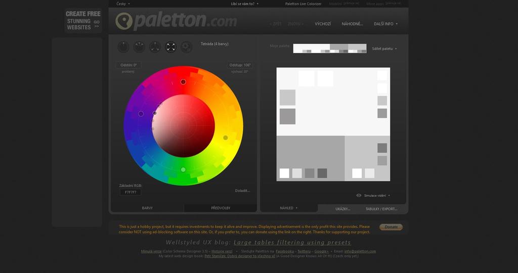 #FFFFFF #E4BB97 #F7F7F7 #444444 h1 h2, li body h3, p, a Typograficky jsem se zaměřil na vyhledání dvou moderních velice rozdílných fontů podporujících českou