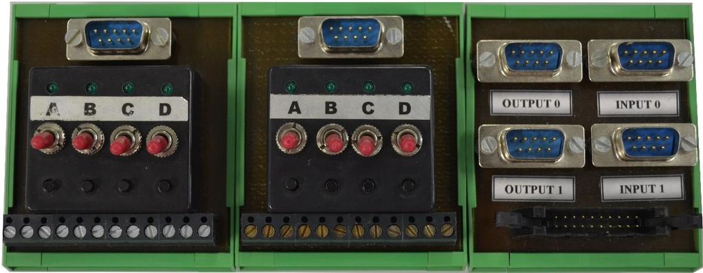 UTB ve Zlíně, Fakulta aplikované informatiky 33 Stav I/O modulů s rozhraním D-SUB Obrázek 26 I/O externí moduly s rozhraním DE-9M I/O moduly jsou součástí sestav s PLC SAIA.