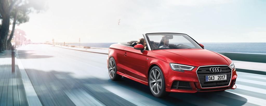 Audi A3 Cabriolet Akční paket Lifestyle se zvýhodněním 62 600 Kč Corporate bonus * 47 000 Kč + = Celkové zvýhodnění 109 600 Kč s financováním od Audi Financial Services Audi Parking system Informační