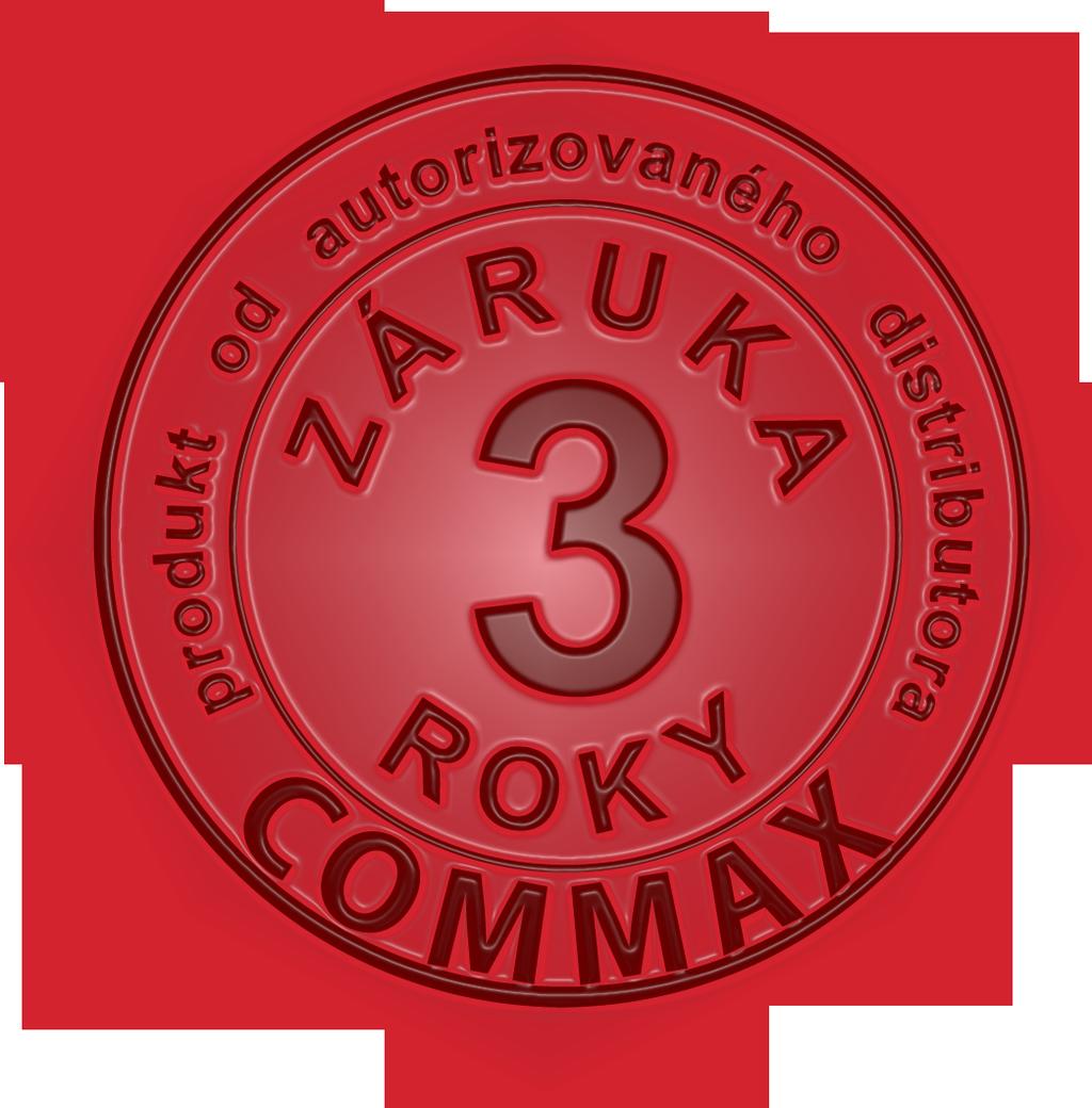 Záruční a pozáruční servis Produkty značky Commax se v