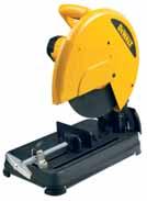 Rozbrušovačky D28700 Rozbrušovačka 355 mm - 2200 W D28715 ná rozbrušovačka 355 mm 2200 W DW872 Pila pro řezání kovů s kotoučem se zuby s destičkami karbidu wolframu 355 mm - 2200 W Ergonomická