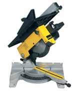 Pokosové pily s horním stolem DW711 Pokosová pila s horním stolem 260 mm D27111 Posuvná pokosová pila s horním stolem 305 mm D27112 Posuvná pokosová pila 305 mm s horním stolem Silný indukční motor s