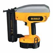 Nastřelovací pistole, pravoúhlá vrtačka a sádrokartonářský šroubovák DC608KB Nastřelovací pistole 18 V - kalibr 18 DW960 Pravoúhlá vrtačka 10 mm 18 V - bez baterie DC520N Šroubovák pro práci se