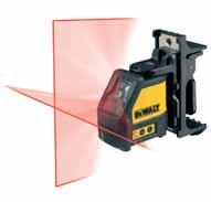 Laser, laser s automatickým vyrovnáním a příslušenství pro automatické vyrovnání DW087K Laserový kříž s automatickým srovnáním v horizontálním a vertikálním směru DW060K Laser pro práci s dlaždicemi