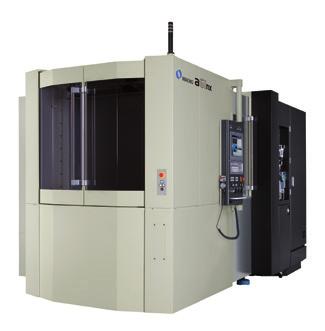 mm Pojezd stolu v ose Y: 610 mm Pojezd vřeteníku v ose Z: 710 mm Upínací plocha stolu: 0 600 mm Maimální zatížení stolu: 700 kg Horizontální dvou-paletové CNC obráběcí centrum MAKINO a61n (obrábění