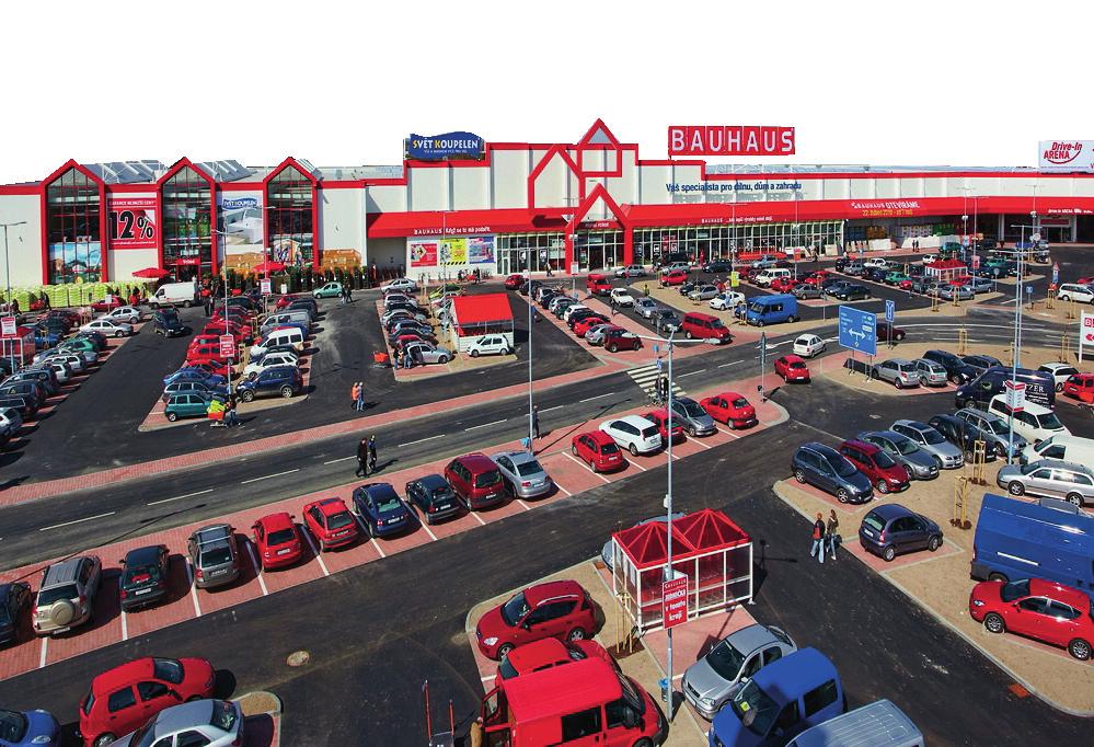 CPI Retail HOBBY MARKET BAUHAUS ČESKÉ BUDĚJOVICE Hobbymarket v sousedství nákupní zóny města.