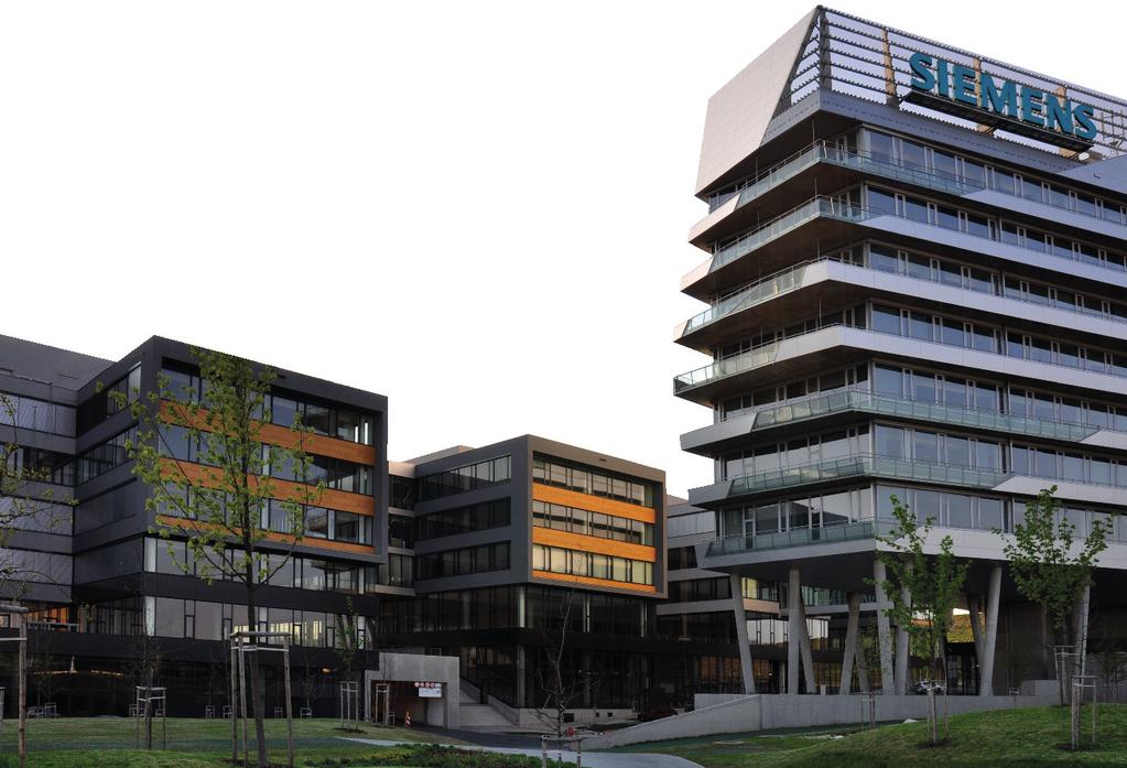 CPI Office CENTRÁLA SIEMENS PRAHA Moderní administrativní komplex s retailovým