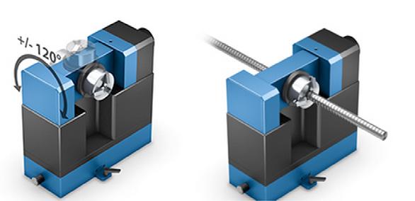 ozubených kol, drážkovaných hřídelů měření drsnosti na průměru vyhodnocení kruhovitosti CNC programovatelný UPÍNACÍ SVĚRÁKY K upnutí dílů si lze vybrat z několika typů svěráků.