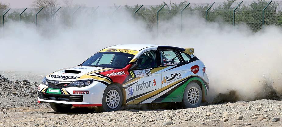 Štajfův vítězný návrat do Subaru aneb česká stopa v SAE TEXT: TOMÁŠ PLACHÝ FOTO: GHOLAM KARGAR, DUCK RACING V českém měřítku nemáme mnoho příležitostí konfrontovat se s arabským rallysportem.