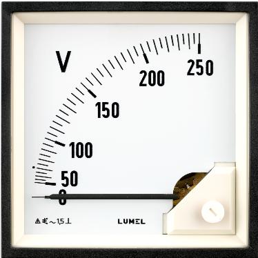 ampérmetry, výchylka ručky Rozvaděčové fázoměry FA39-96x96x54mm FA32-144x144x58mm