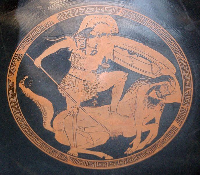 Lapithové a Kentauři Dva bratři Lapithes (silný, krásný) a Centaures (znetvořený, + klisny), dvojčata Apollóna a
