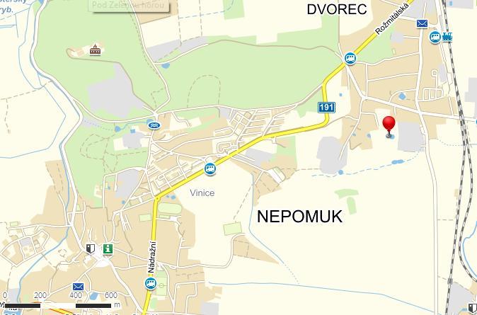 3 METODIKA 3.1.2 SOUKROMÝ RYBNÍK VE VLASTNICTVÍ PANA J. BREJCHY Souřadnice lokality jsou 49 29'32.514'' severní šířky a 13 36'15.7'' východní délky.