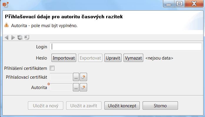 Nastavení po instalaci bez importu dat 19 9) Zadání