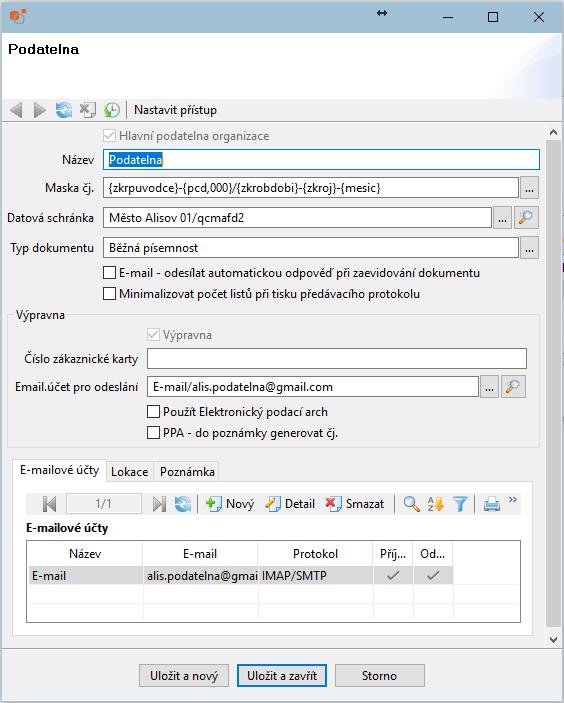 30 6 KEO4 Podatelna Parametry Parametry pro modul Podatelna nastavuje správce systému v Administraci systému Databázové schéma - Moduly - Podatelna - Parametry - Parametry podatelny.