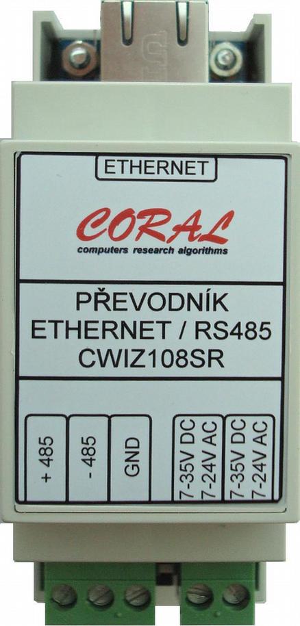 Převodník CWIZ10xSR (převodník Ethernet / RS485, Ethernet / RS232) Verze modulu: 1.0.0.x Revize: 22.