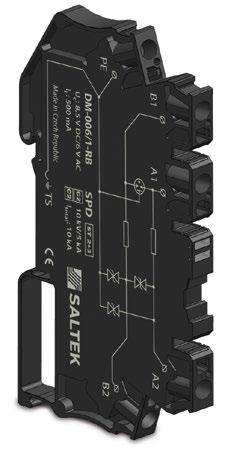 Přehledový katalog Ochrany před přepětím Novinky 2017 DL-...-RJ45-PoE-AB Univerzální dvoustupňová přepěťová ochrana Ethernetu v kombinaci s ochranou napájení přenášeným po této lince, tzv.