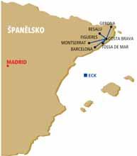 > ŠPANĚLSKO Katalánsko a Barcelona Barcelona gotická klášter Montserrat Figueras (muzeum Dalího) Cadaqués Barcelona modernistická Blanes Tossa de Mar Gerona Besalu > HVĚZDICOVÝ TYP ZÁJEZDU PRO VÁŠ