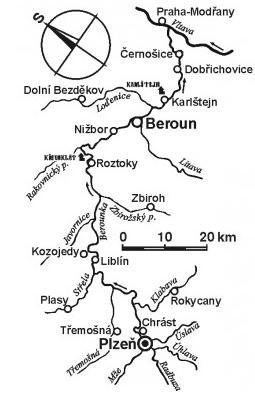 1. 2. 5 OHŘE, BEROUNKA, MŽE, DYJE, MORAVA, MUŠOVSKÁ NÁDRŽ, BAŤŮV KANÁL A PUNKEVNÍ JESKYNĚ Tyto vodní toky a ostatní vodní nádrže nejsou pro provozování osobní vodní dopravy tak důležité jako je Labe