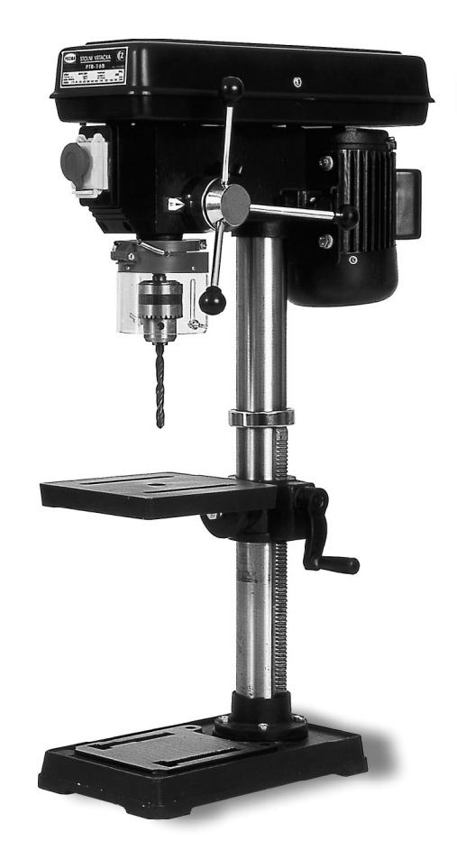 NÁVOD K OBSLUZE STOJANOVÁ VRTAČKA PTB-16B/230 V 014-03 04/2013