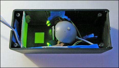 optický skener pro přímé snímání.