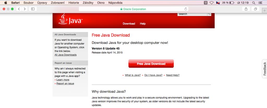 3 Instalace Java Instalační