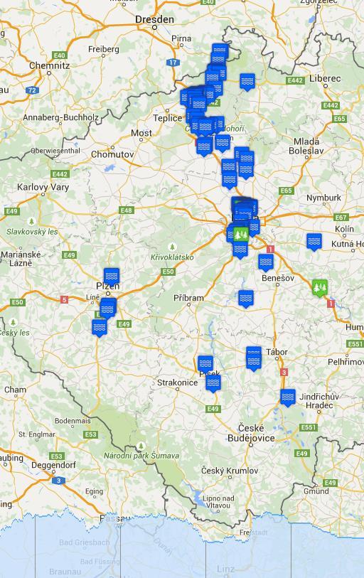 1.2.6 Aplikace Tato záložka obsahuje vybrané příklady možného nasazení GIS v oblasti krizového plánování.