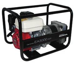 4 hodiny 250 Kč 1 den 500 Kč 12 000 Kč C Elektrocentrála 3kW/230V/13A HONDA Typ EA 3000AVR
