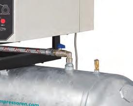 filtr 2) Kvalitní tlakový spínač CONDOR 3) Samostatný přívod vzduchu pro