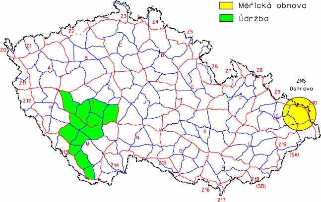 Koncem roku 2006 obsahovala ČSTS 72324 center trigonometrických a zhušťovacích bodů a 53912 přidružených bodů.