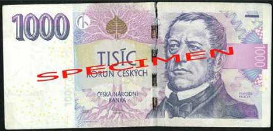 3 Roztržená bankovka Bankovka skládající se ze dvou částí, které