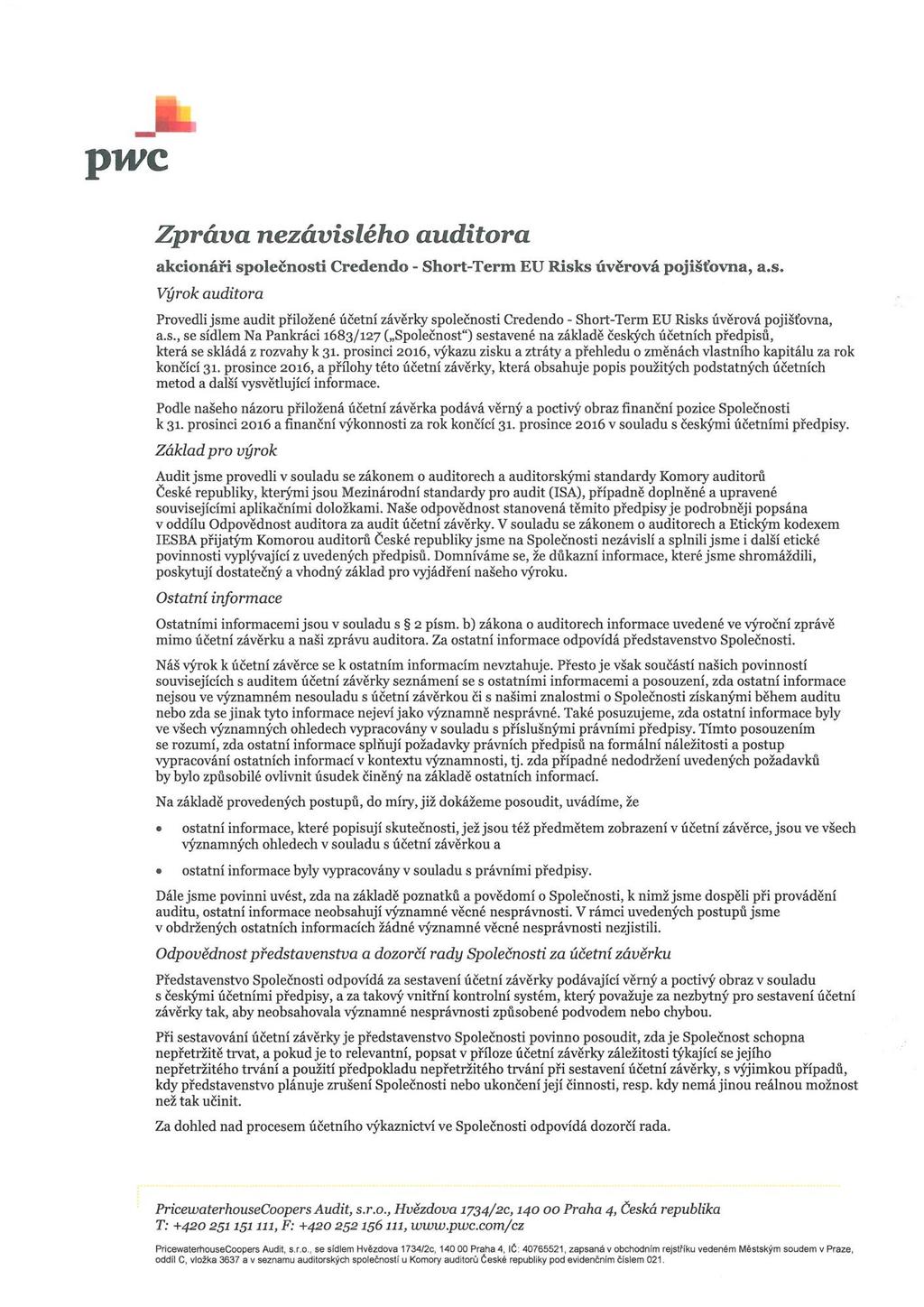ZPRÁVA NEZÁVISLÉHO