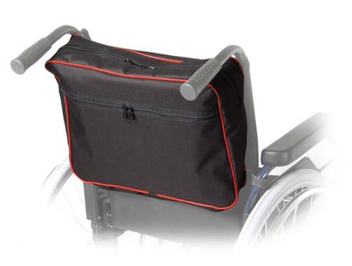 Rozměry ŠxHxV [cm] 22x5x14 Taška na invalidní vozík k zavěšení na zádovou opěrku pomocí čtyřech