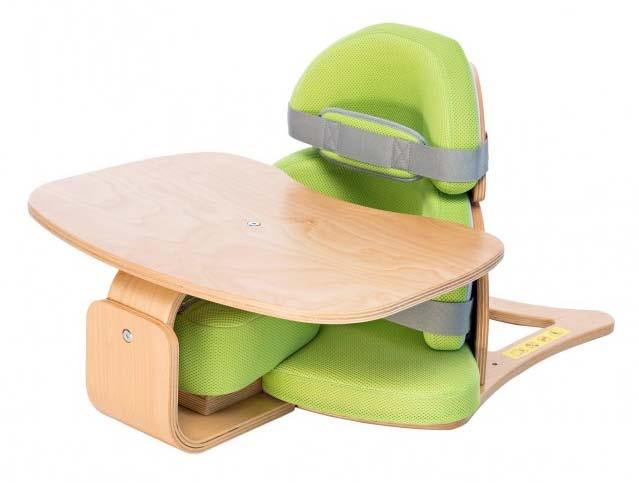 ŽIDLE A PRACOVNÍ PLOCHY Nook 1/2 Objednací číslo: 2203326 Rohová židlička pomáhá dětem a mladým lidem, aby se naučili správné poloze sezení s rovnýma nohama.