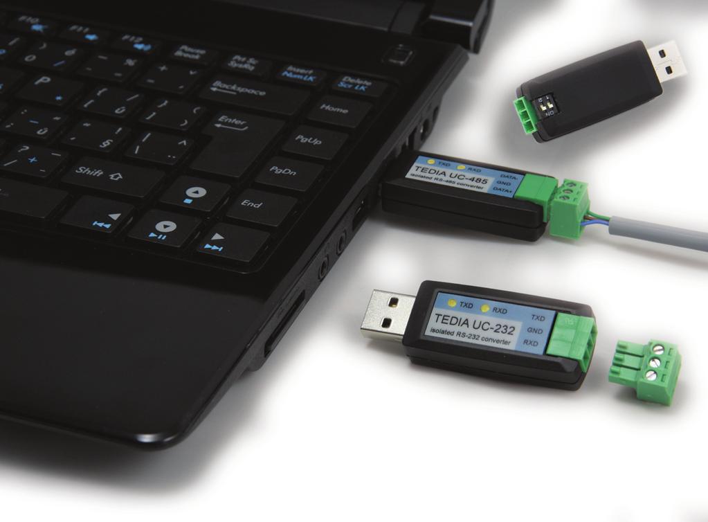 USB konvertory TEDIA řady UC-XXX