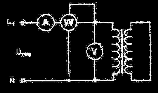 / Měření na 1-fázovém transformátoru