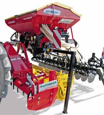 Vysoko výkonnostné sejacie kombinácie Nadstavbové pripojenie S mechanickým nastaviteľným tretím bodom alebo pripojovacím trojuholníkom Sejacie stroje