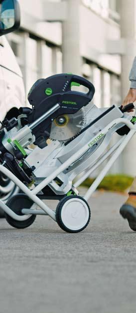 NOVÉ Novinka od firmy Festool: transportný vozík KAPEX Presná a pohodlná práca aj na montáži nový transportný vozík pre pílu KAPEX KS 88 KS 120 robí kapovacie píly Festool ešte flexibilnejšími a