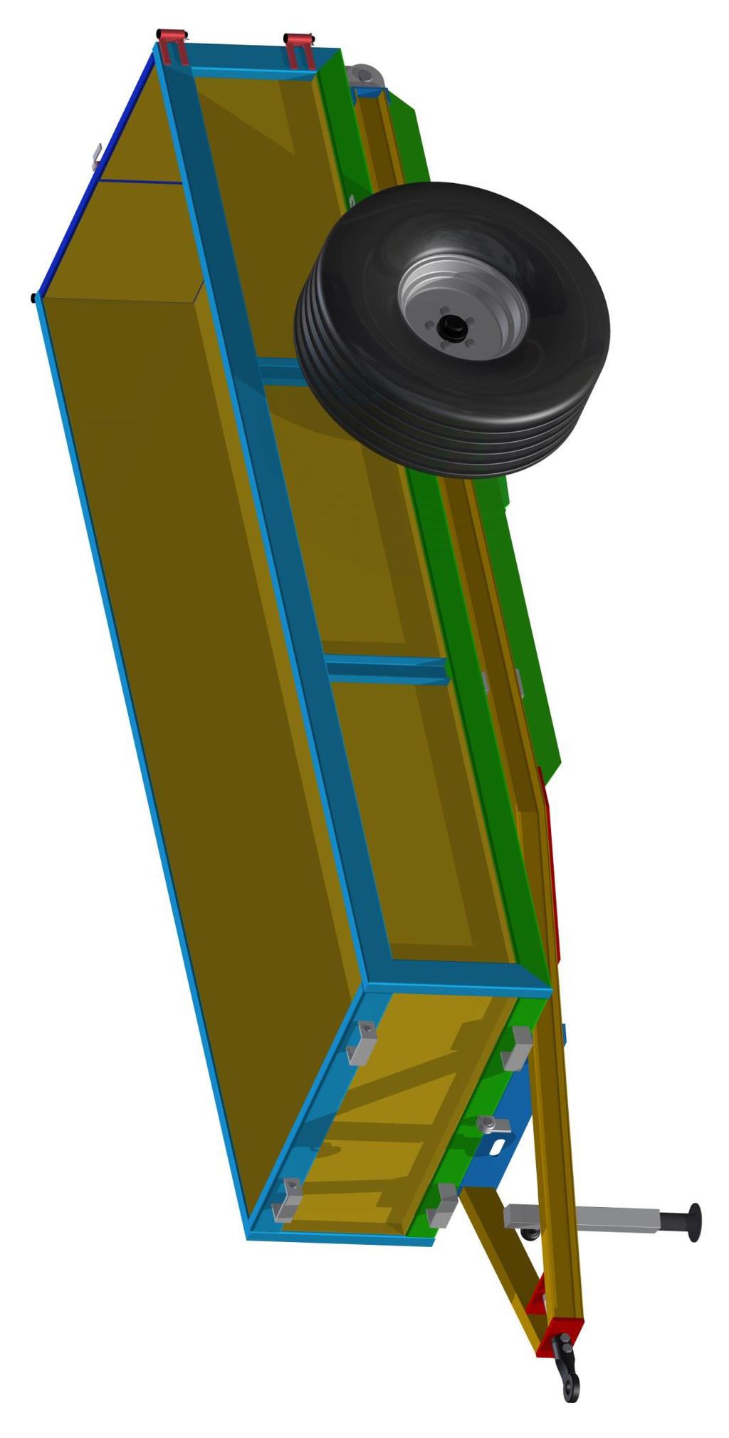 Příloha 3 přívěs za traktor v modifikaci pro převoz sypkého