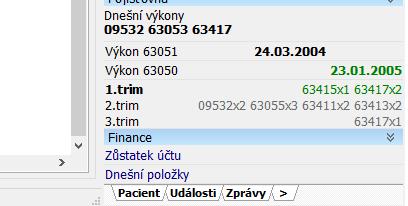 V tomto okamžiku máte nastaveny těhotenské balíčky.