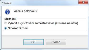 Pokud nastane situace, kdy potřebujete k těmto položkám doúčtovat např. paušální platbu pro zaměstnavatele, je zde možné dodat položku ručně.