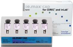 IPS e.max cad 3+1 zdarma + BOnUS Při zakoupení 3 IPS e.max CAD 14 HT/LT, dostante 1 IPS e.
