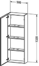 barva: ořech nebo javor 5 387 Kč pod umyvadlo pro umyvadlo 83 cm 1x zásuvka 82 x 48,1 x 40