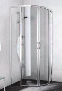 barva bílá stříbrná lesk sklo: čiré + úprava Clean 80 x 80 x 200 cm 90 x 90 x 200 cm 100 x 100 x 200 cm od