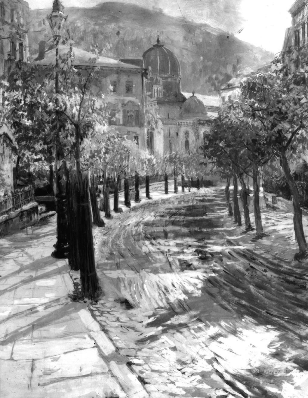 15. Otakar Lebeda: Karlovy Vary (Horní Sadová třída v Karlových