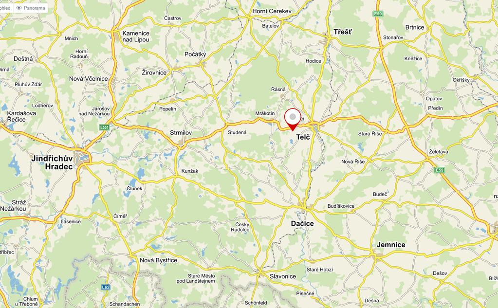 Obrázek č. 5 : Mapa porov n ávacích n e mov itý ch věcí 4 1 2 3 Zdroj: Mapy.cz Stručný přehled výše popsaných vlastností porovnávacích nemovitých věcí je uveden v tabulce níže.