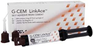 GC G-CEM LinkForce určeno pro každou indikaci Nový univerzální adhezivní pryskyřičný cement se silnou vazbou ke všem materiálům.