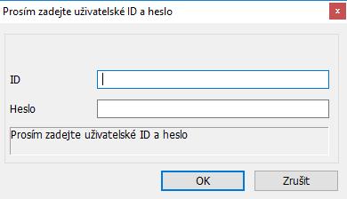 Zadejte ID a Heslo přidaného zařízení a potvrďte OK. 6.